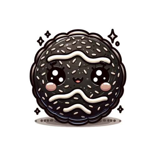 'Mini' Black Sesame Cookie